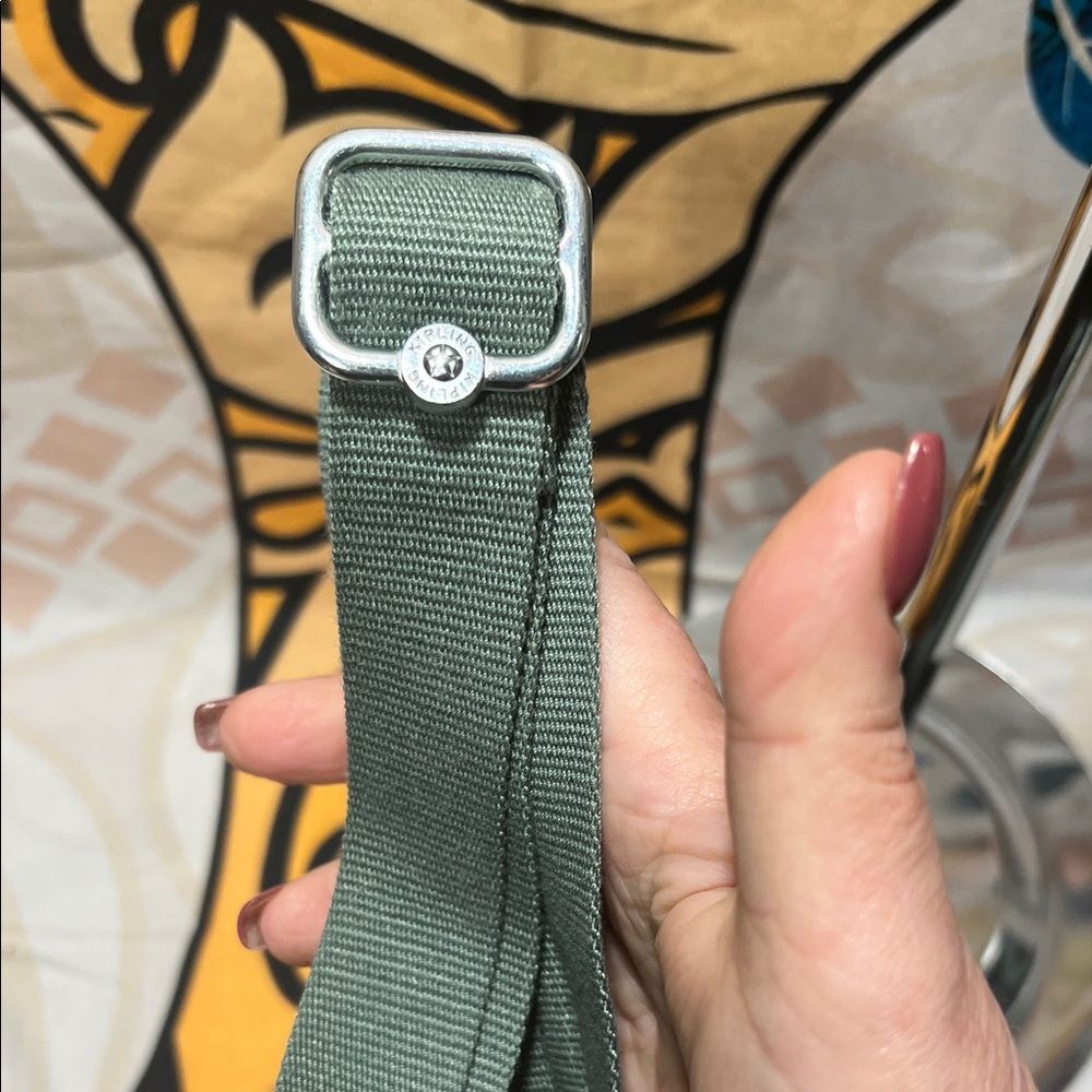 Kipling Gleaming Green Crossbody Bag with Charm - Picture 12 of 15
